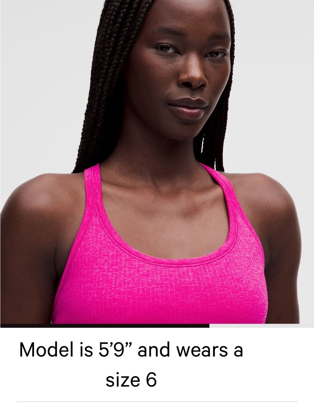 lululemon athletica Bright Fuchsia Racerback Tank
